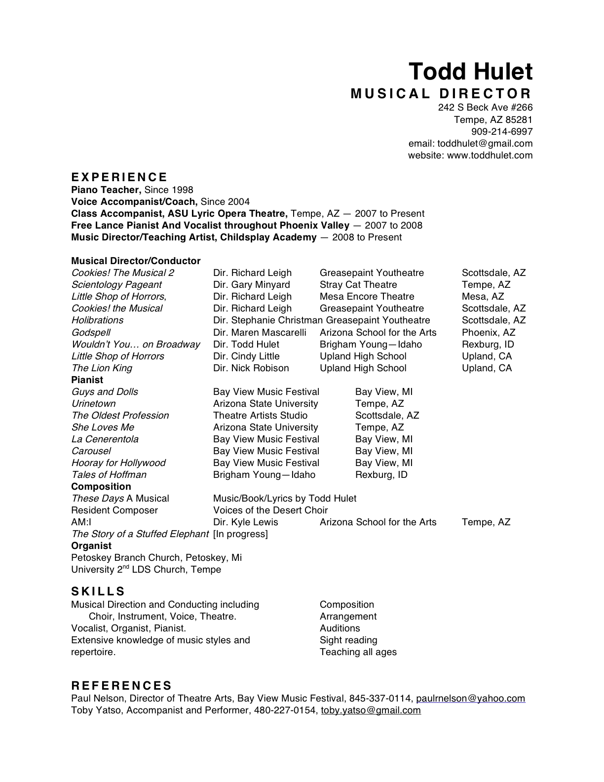 Music Resume Template from toddhulet.weebly.com